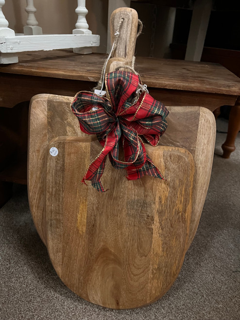 Pine Apple Mercantile Company Mango Wood Charcuterie & Cutting Board with Handle and Jute Hanging Loop