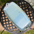 Functional ceramic serving tray for hosting in deep blue handcrafted glaze