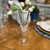 Lauren Homes Crystal Champagne Flute with Gold Rim