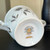 Vintage Noritake Rosamor cream and sugar set featuring white porcelain with black floral detailing and platinum trim, including creamer and sugar bowl without lid, discontinued collectible china made in Japan.