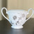 Vintage Noritake Rosamor Cream and Sugar Set – Black Floral with Platinum Trim (Japan, Discontinued)
