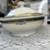 Vintage MEITO China covered vegetable bowl, circa 1958. Elegant Japanese porcelain with floral accents and gold trim, ideal for serving, collecting, or displaying in a traditional home. Excellent condition.