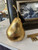 Set of four 4-inch gilded pears, perfect for styling in bowls, trays, mantels, buffets or centerpieces throughout Fall, Christmas and all year round.