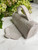 Alabama Vitrified white/gray floral rectangular butter dish
