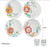 Introducing the Meadow Collection by Fitz and Floyd! Our Set of 4 Assorted Party Plates brings spring's charm to your table with vibrant flowers and perched birds. Crafted from durable earthenware, these plates are perfect for any occasion. Dishwasher and microwave safe. Dimensions: approx. 8.25" dia. x 1" H.