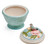 Elevate your kitchen decor with the Meadow Cookie Jar by Fitz and Floyd. Hand-painted with stunning detail, this ceramic earthenware jar from the Meadow Collection features a vibrant floral design and a charming bird perched atop the lid, bringing the freshness of spring to your home. Ideal for storing cookies, candy, sugar, coffee, and more, its removable lid ensures lasting freshness. Shop now for this elegant tabletop piece!