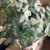 38.5” realistic faux eucalyptus stem with soft silvery-green leaves and natural veining, styled in a vase for elegant farmhouse home décor, lifelike artificial greenery for year-round arrangements and interior styling.