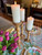 Classic Wooden Spindle Candleholders – Set of 3 (12”, 15”, 18”)