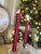 Spiral Wax Flameless Candles 9.75", Set of 2 Burgundy/wine Spiral Wax Flameless Candles 9.75", Set of 2 Burgundy/wine