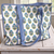 Emma Blue and White Floral Tote
