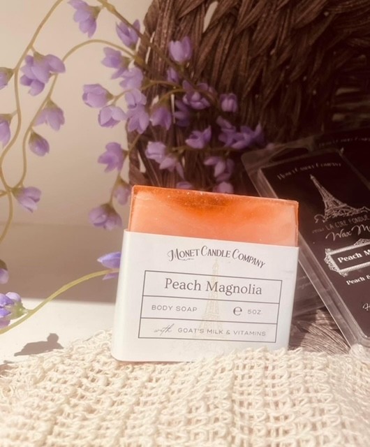 Monet Candle Co. Goats Milk Soap – Peach Magnolia