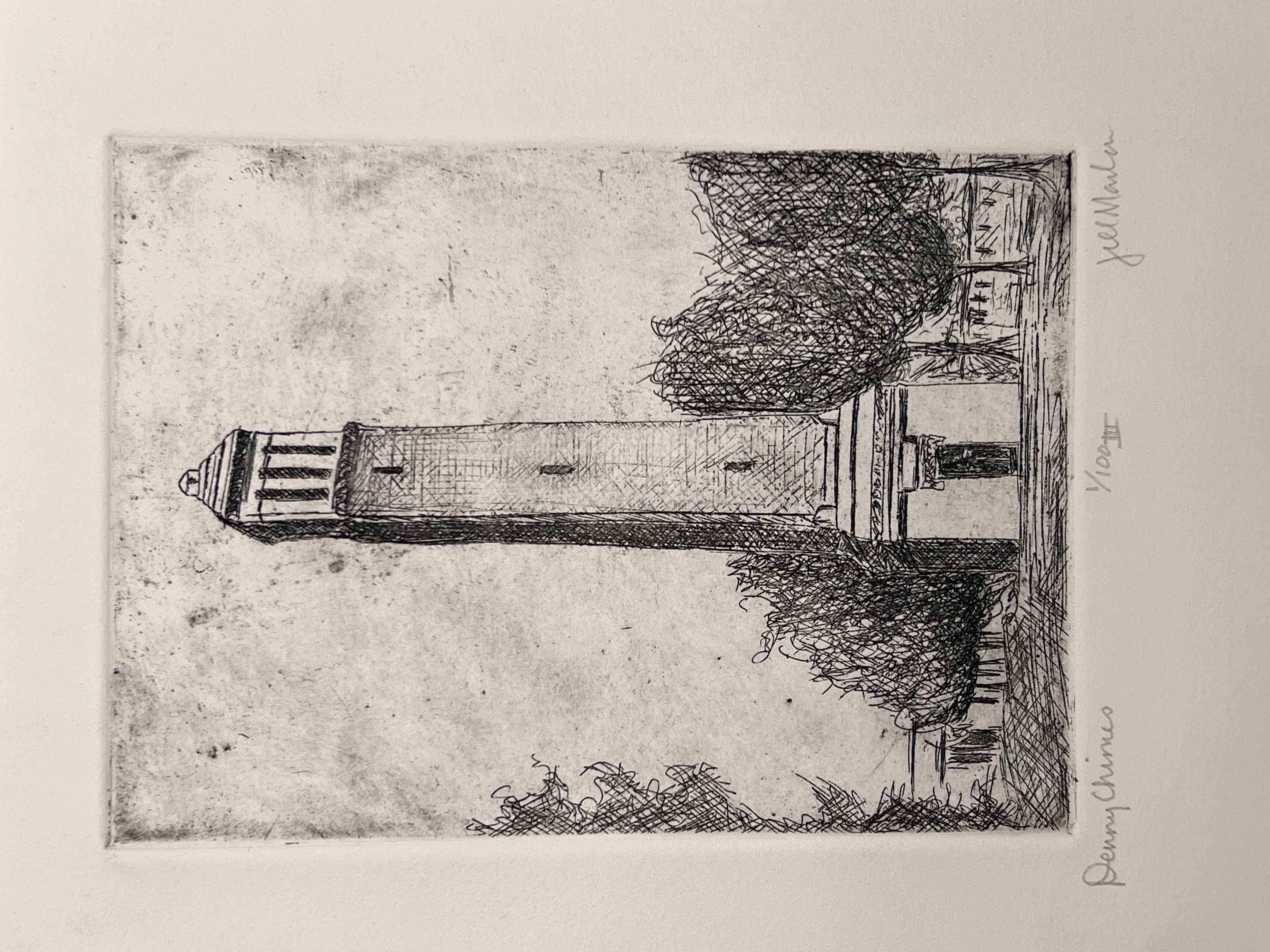 Matted Intaglio Aquatint Etchings - 11x14