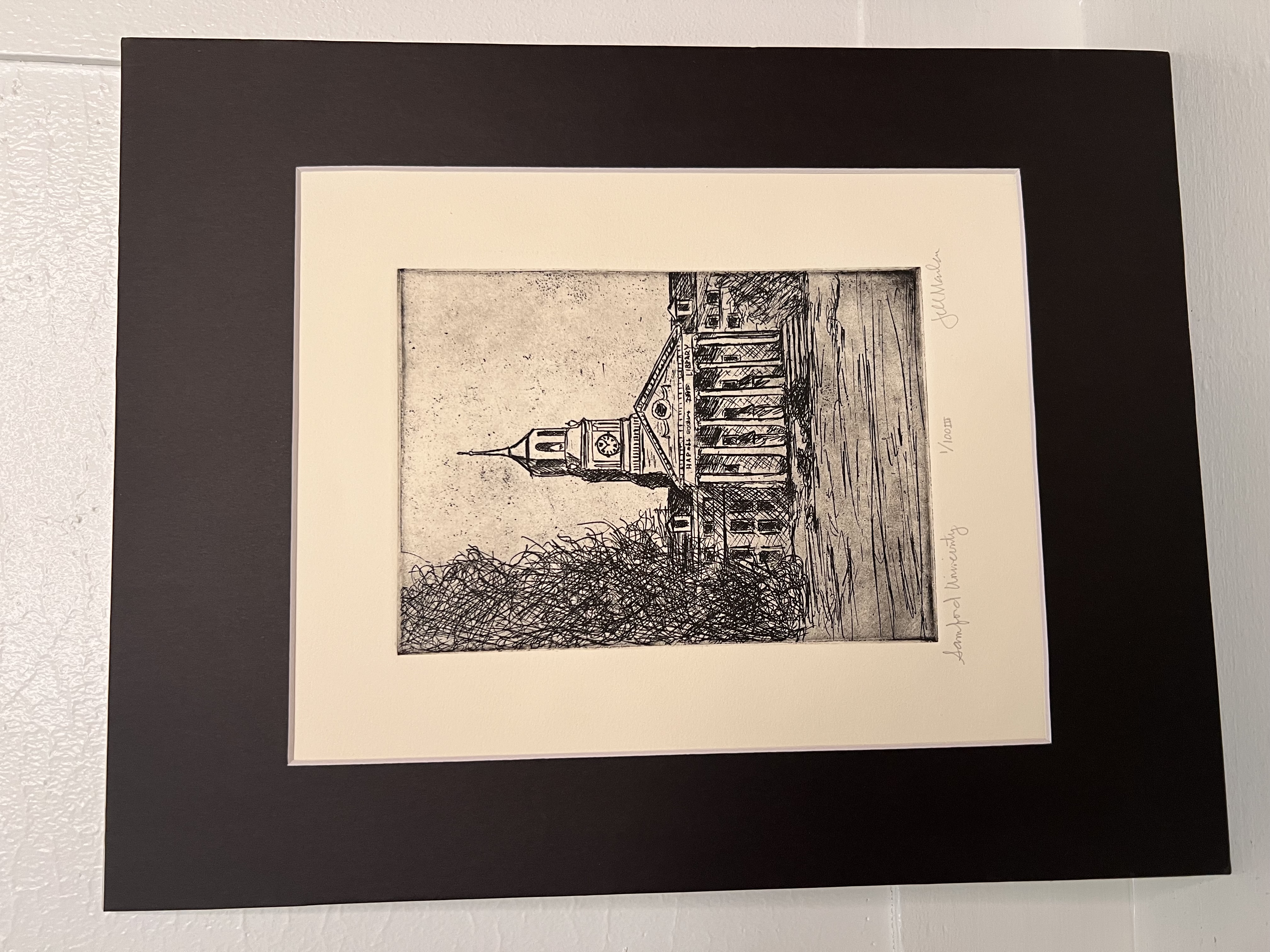 Matted Intaglio Aquatint Etchings - 11x14 – Harwell Goodwin Davis Library