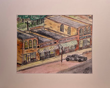 Ole Pine Apple Circa 1956 Matted Print 11"x14"