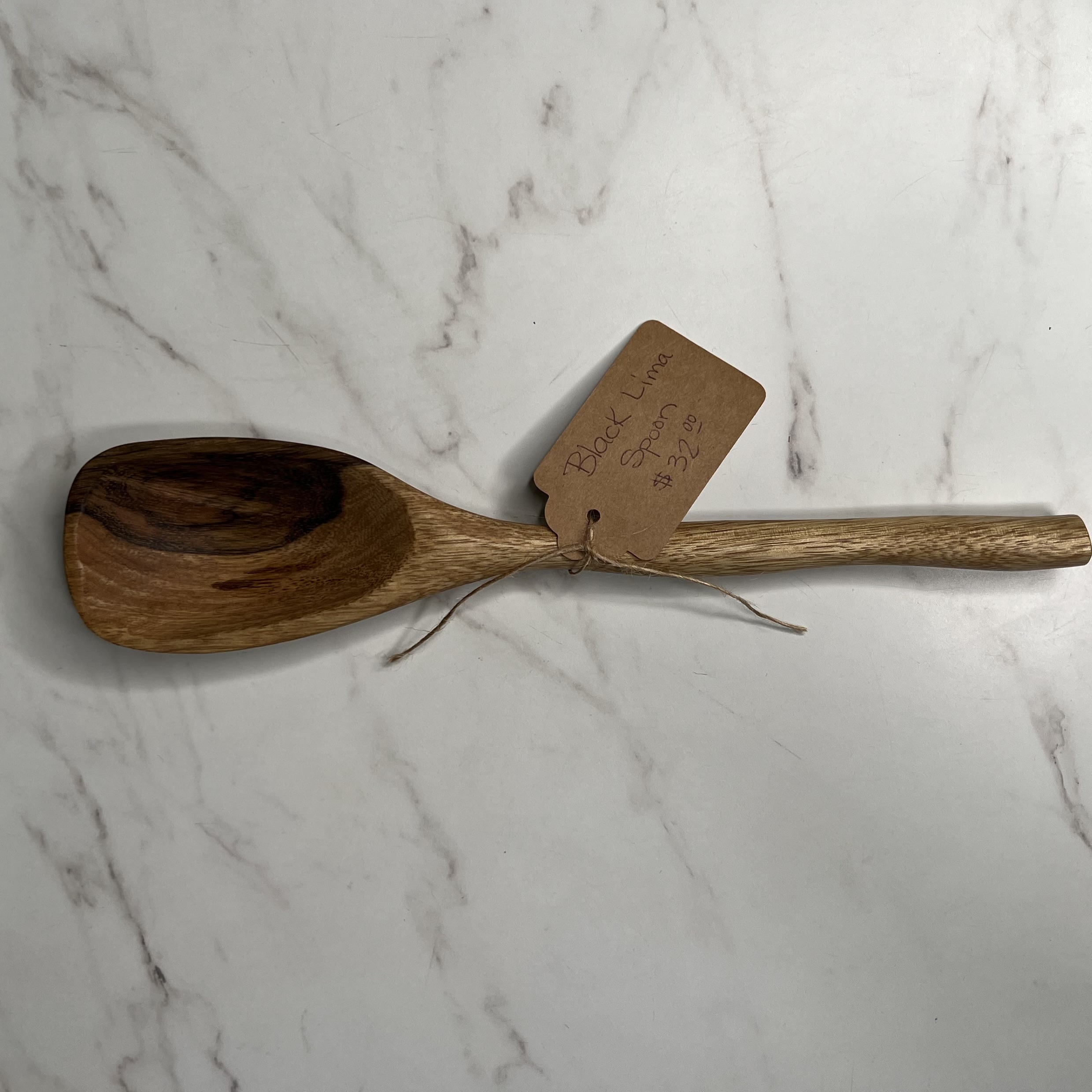 Handcrafted Wooden Kitchen Utensils and Spoons – Black Lima Medium Spoon