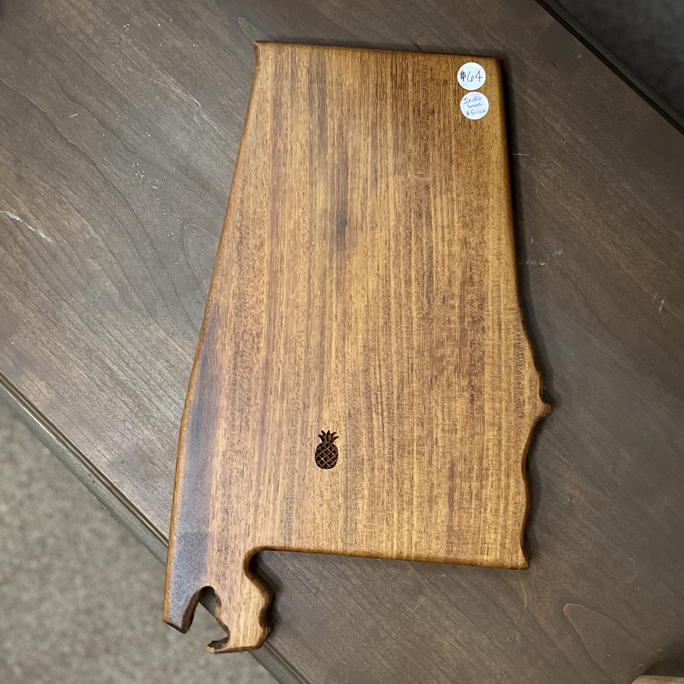 Handcrafted State of Alabama Charcuterie Board