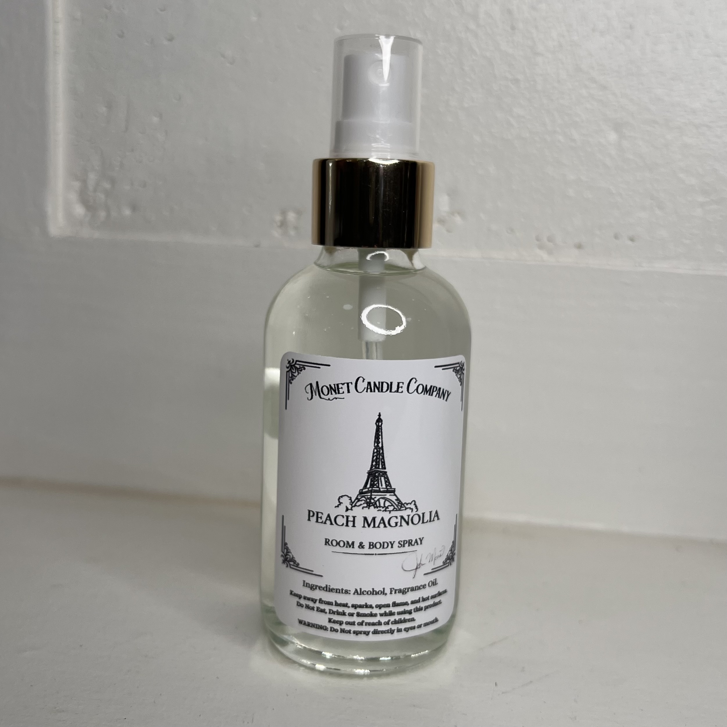 Monet Room & Body Spray 4oz. – Peach Magnolia