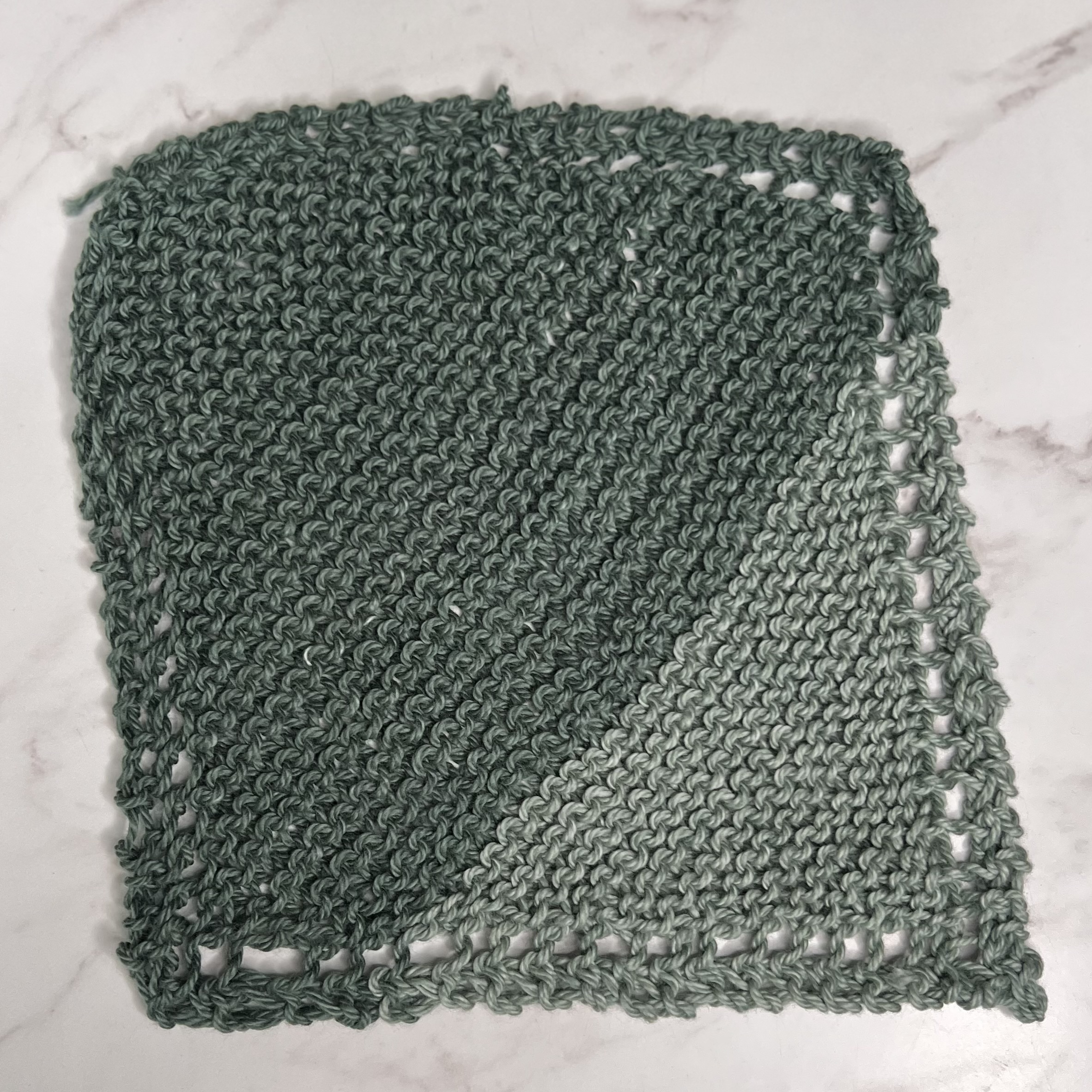 Ms. Mary Ann's Dish Cloth "Made with Love" – Mossy Green