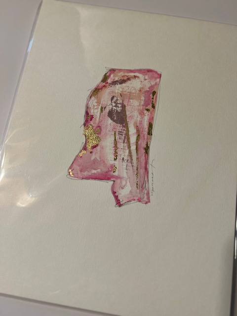 State of Mississippi Original Watercolor