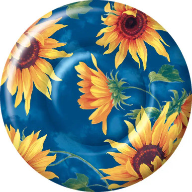 Sunflower Paper Dessert Plates 7" (8 count)