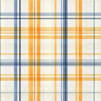 Paper Luncheon Napkins, Plaid (20 count)