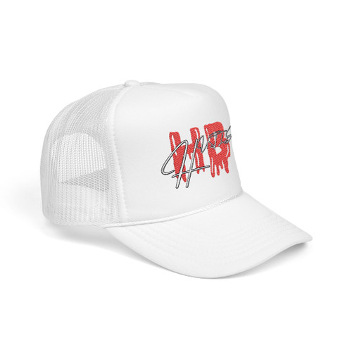 Trendy Embroidered Foam Trucker Hat for Outdoor Fun, Casual Style, Gift for Him/Her, Festivals, Summer Days, Beach Wear