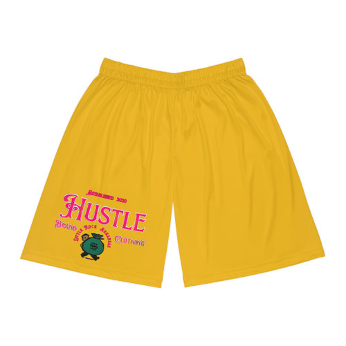 Copy of Copy of Stylish Hustle Basketball Shorts | AOP Athletic Wear, Sports Shorts, Gym Apparel, Streetwear, Casual Summer Style