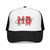 Trendy Embroidered Foam Trucker Hat for Outdoor Fun, Casual Style, Gift for Him/Her, Festivals, Summer Days, Beach Wear