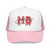 Trendy Embroidered Foam Trucker Hat for Outdoor Fun, Casual Style, Gift for Him/Her, Festivals, Summer Days, Beach Wear