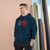 Stylish Champion Hoodie with Dripping Text for Streetwear Enthusiasts, Unisex Sweatshirt, Trendy Apparel, Gift for Friends, Casual Wear
