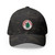 White Hustle Brand Clothing Embroidered Closed-Back Cap, Stylish Dad Hat, Trendy Streetwear, Gift for Him, Customizable Hat, Casual Summer Accessory