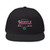 Hustle Brand Clothing Pink Stylish Flat Bill Cap with Unique Embroidery | Trendy Headwear, Casual Accessories, Gift for Him, Outdoor Fashion, Streetwear