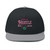 Hustle Brand Clothing Pink Stylish Flat Bill Cap with Unique Embroidery | Trendy Headwear, Casual Accessories, Gift for Him, Outdoor Fashion, Streetwear