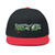 Hustle Brand Clothing Graffiti Stylish Flat Bill Cap with Unique Embroidery | Trendy Headwear, Casual Accessories, Gift for Him, Outdoor Fashion, Streetwear