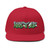 Hustle Brand Clothing Graffiti Stylish Flat Bill Cap with Unique Embroidery | Trendy Headwear, Casual Accessories, Gift for Him, Outdoor Fashion, Streetwear