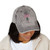 Hustle Brand Clothing Pink Vintage Embroidered Cap, Retro Style Hat, Casual Headwear, Gift for Him/Her, Summer Accessory, Outdoor Fun