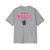 Hustle Brand Clothing Men's Hustle Oversized Tee, Streetwear T-Shirt, Casual Comfort Shirt, Graphic Tee for Hustlers, Pink Retro Cool Gift for Entrepreneurs