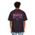 Hustle Brand Clothing Men's Hustle Oversized Tee, Streetwear T-Shirt, Casual Comfort Shirt, Graphic Tee for Hustlers, Pink Retro Cool Gift for Entrepreneurs