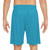 Hustle Brand Clothing Blue/Turquoise Basketball Shorts with Playful Design, Sports Apparel, Athletic Wear, Summer Outfit, Gift for Sports Lovers