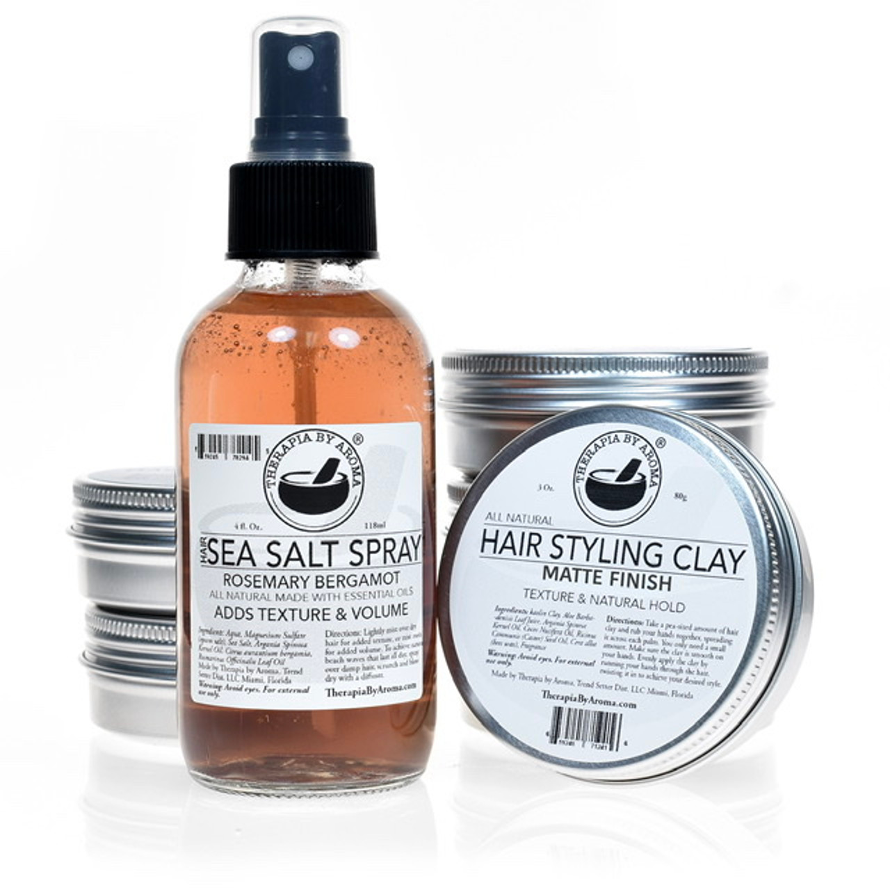 Sea Salt Spray 100 natural with Bergamot and Rosemary essential oils