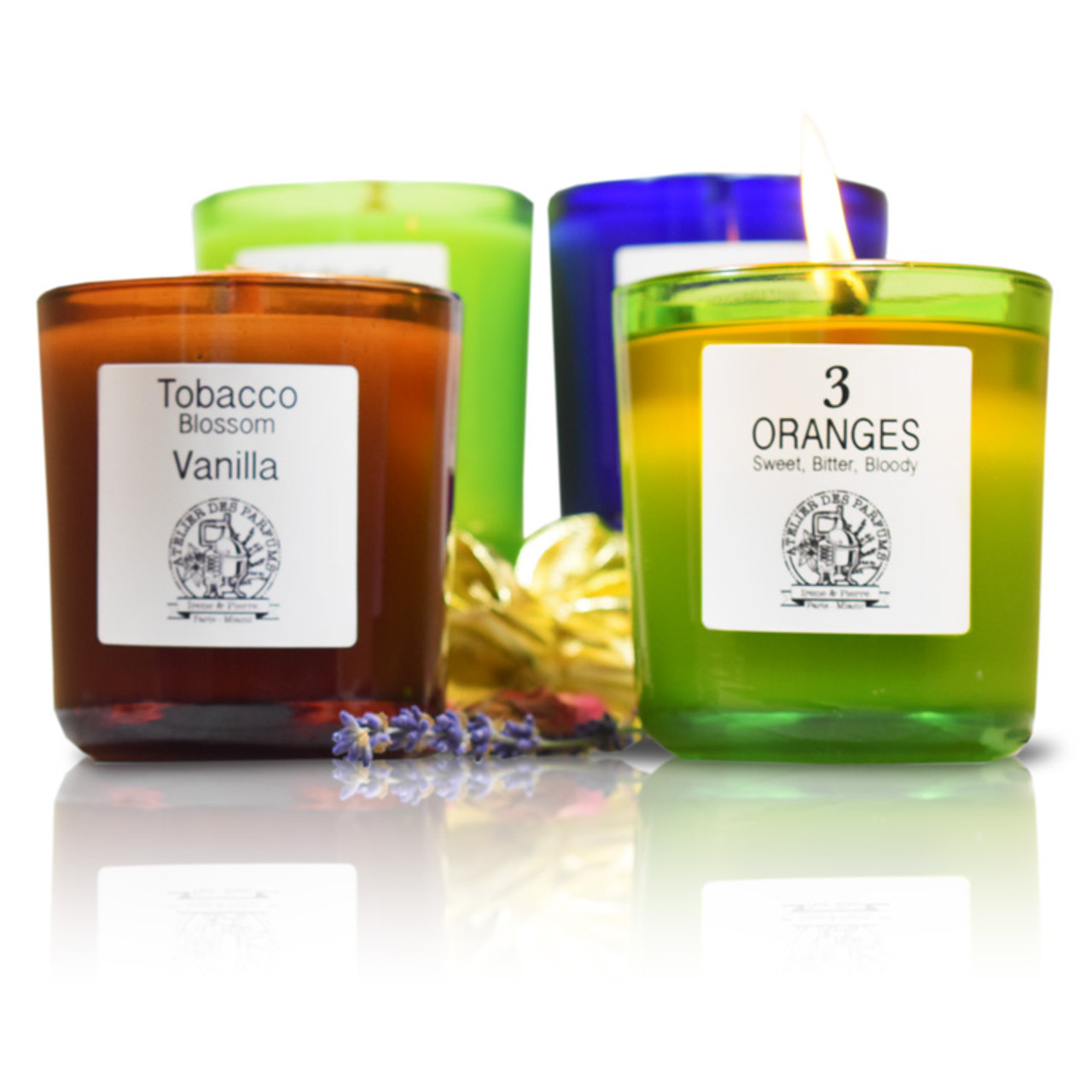 Natural Candles Essential Oil wood wick - choose your scent - Therapia By  Aroma