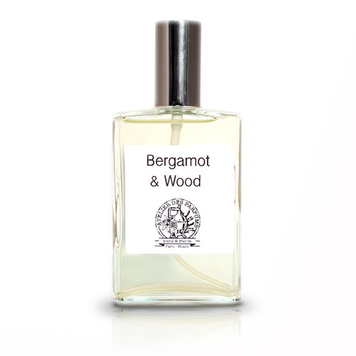 Bergamot and Wood Eau de Parfum 100ml made with essential oils - Natural Perfume therapia by aroma. Atelier des parfums.