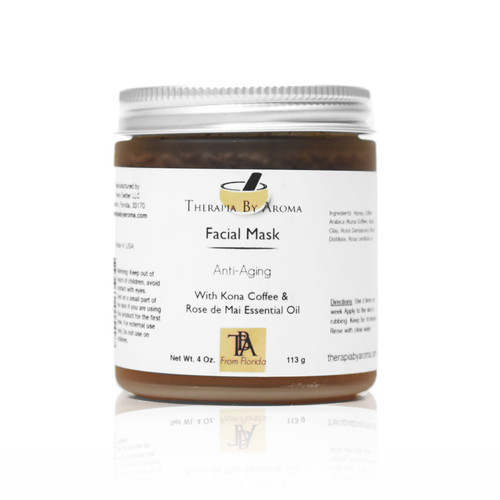 anti aging facial mask honey kona coffee rose essential oil