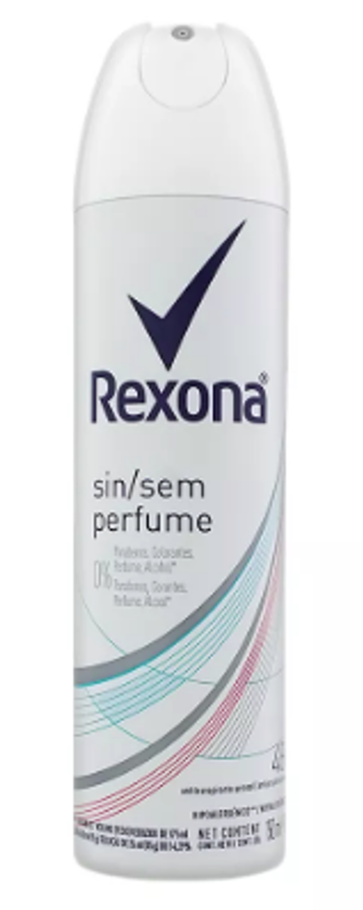 Desodorante Aerosol Rexona Sem Perfume 150ml