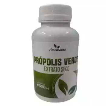 PROPOLIS VERDE EXTRATO SECO - HerbaNatus 500mg - 120Capsulas