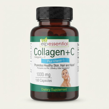 ELP Essential - Collagen Type I & III + Vitamin C 1000 mg 100 Capsules