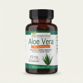 ELP Essential - Aloe Vera (Babosa) 470 mg 60 Capsules