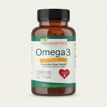 ELP Essential - Fish Oil Omega-3 1000 mg 60 Softgels