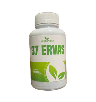 37 ERVAS - HerbaNatus 500mg - 120Capsulas