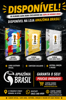 Oficial Hardcover Album FIFA 2026 SILVER - Brasil